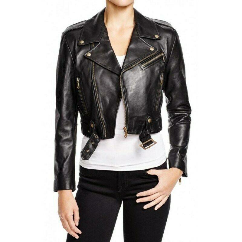 Women's Slim Fit Leather Jacket